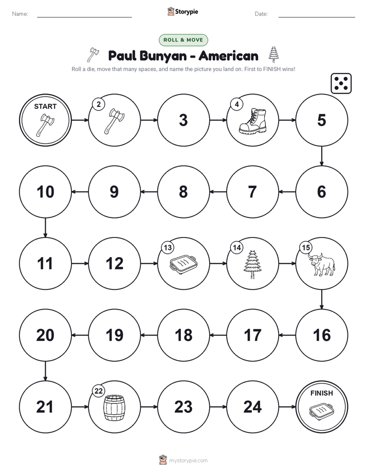 Roll & Move Game