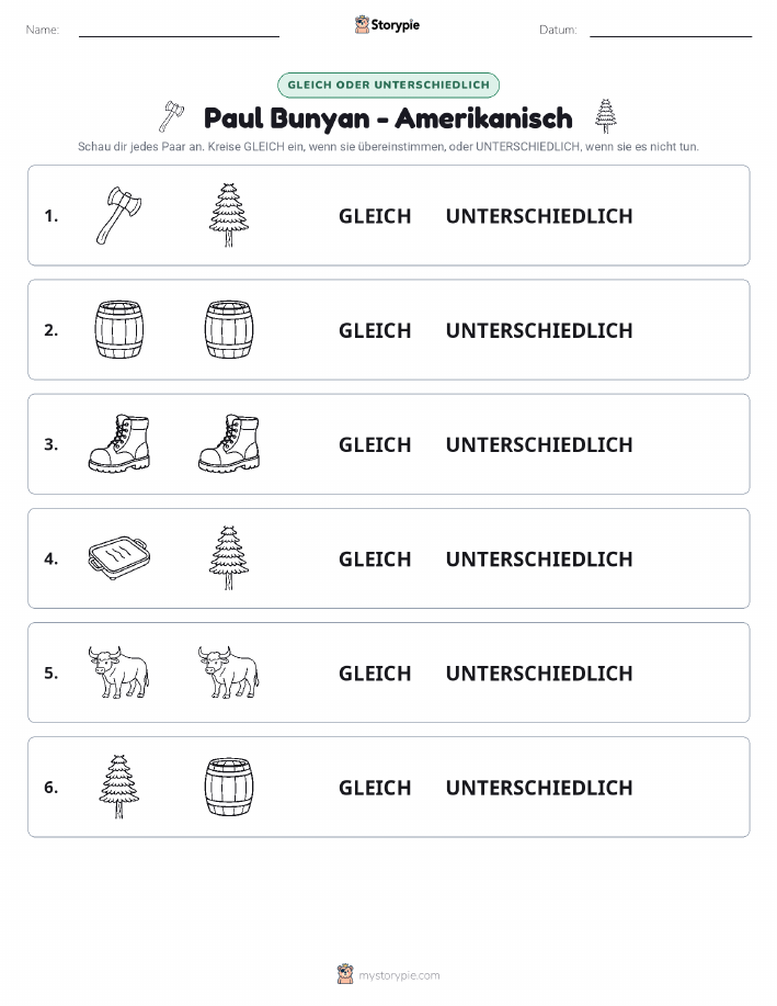 Gleich oder Anders