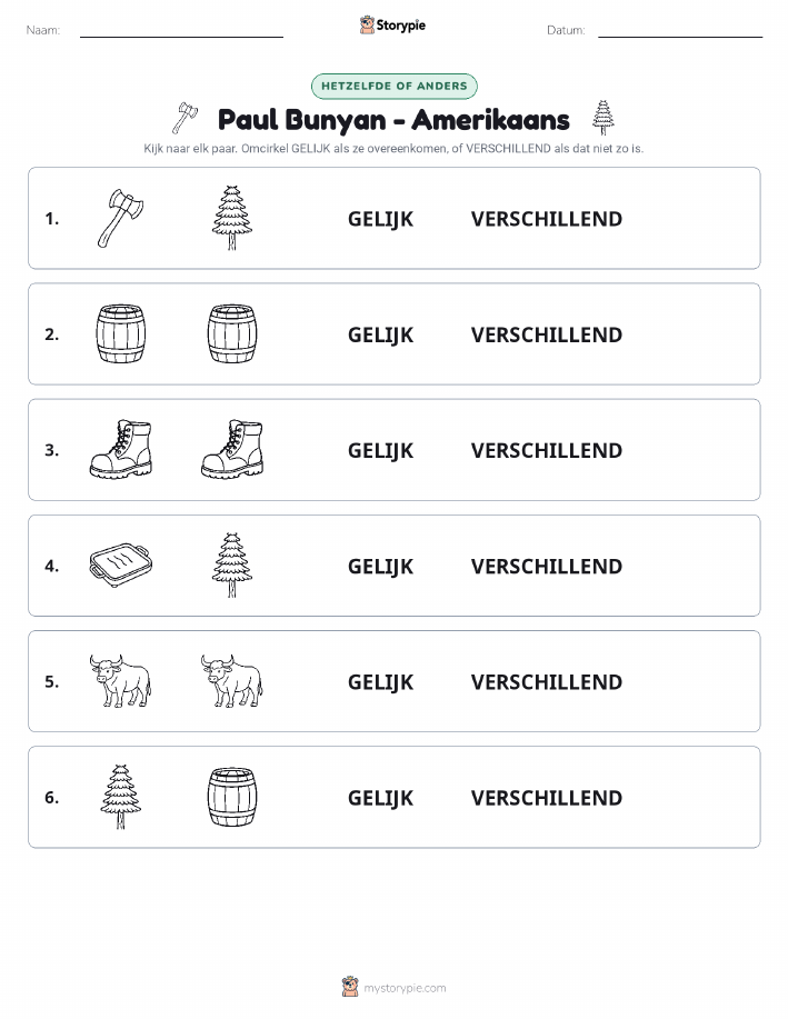 Zelfde of Verschillend