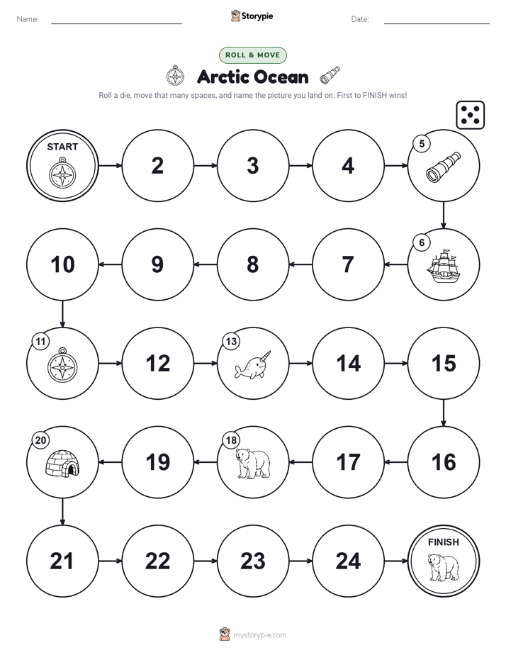 Roll & Move Game