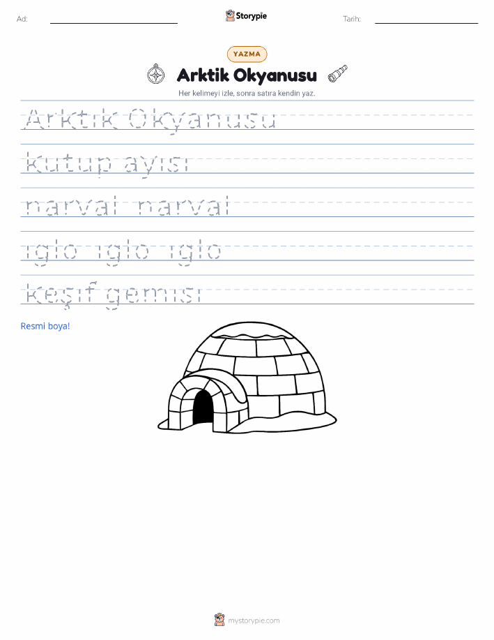 Yazma Pratiği