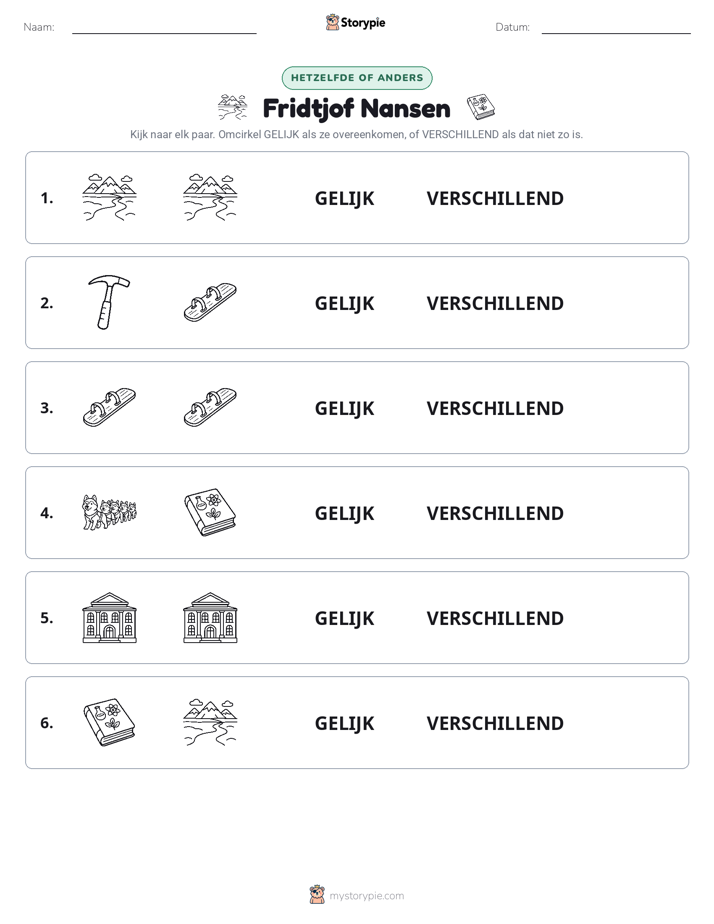 Zelfde of Verschillend