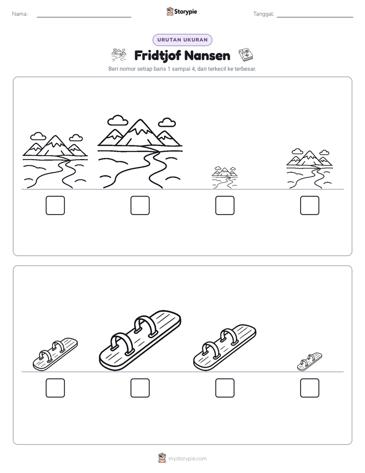 Urutan Ukuran