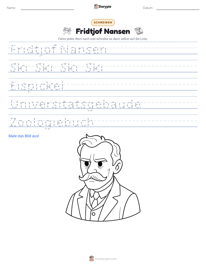 Schreibübung