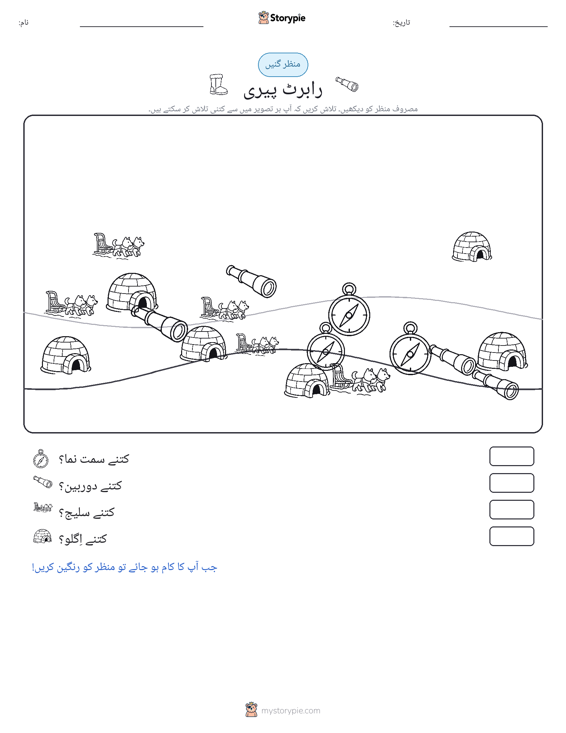 گنتی کا منظر