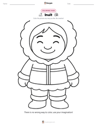 Inuit printable worksheet preview