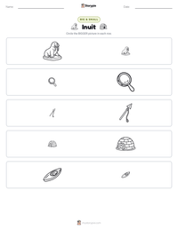 Inuit printable worksheet preview