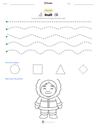 Inuit printable worksheet preview