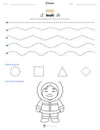 Anteprima della scheda stampabile di Inuit