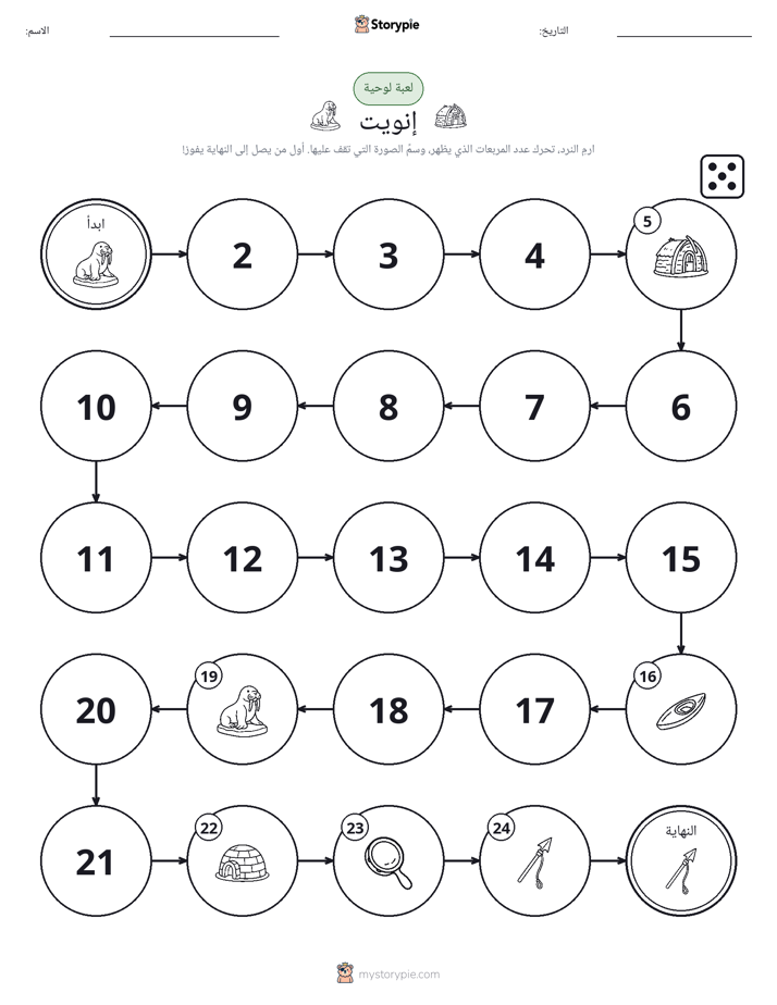 لعبة لف و تحرك