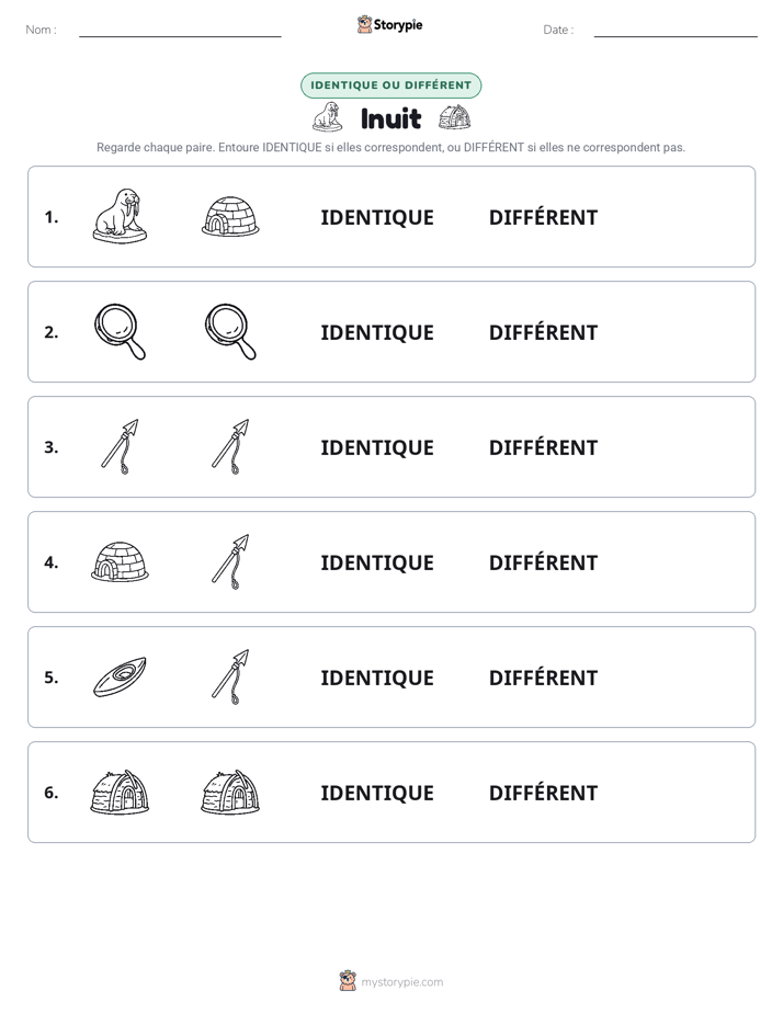 Identique ou Différent