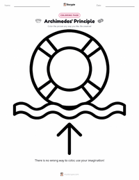 Archimedes' Principle printable worksheet preview
