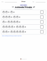 Archimedes' Principle printable worksheet preview