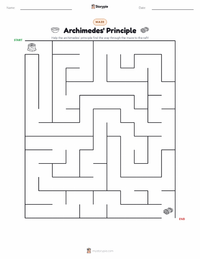 Archimedes' Principle printable worksheet preview