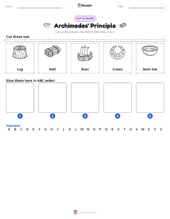 Cut & Paste Alphabet