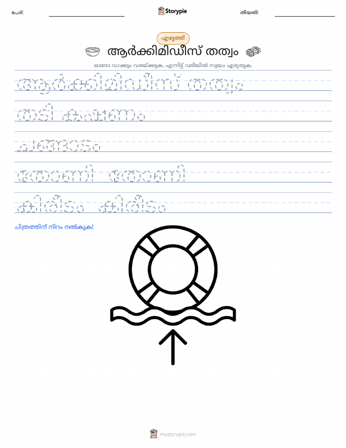 എഴുത്ത് പരിശീലനം