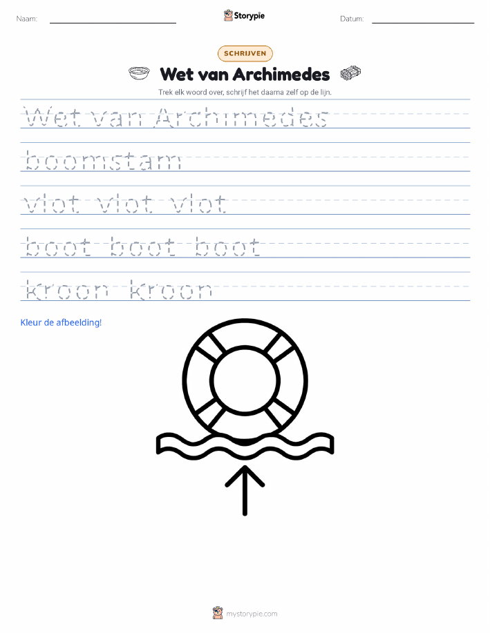 Schrijf Oefening