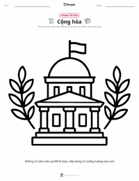 Trang tô màu Cộng hòa cho trẻ em