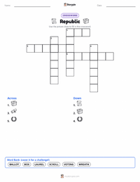 Republic printable worksheet preview