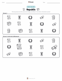 Republic printable worksheet preview