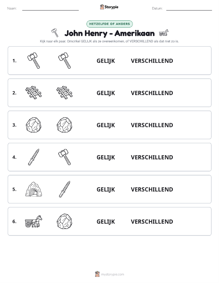 Zelfde of Verschillend