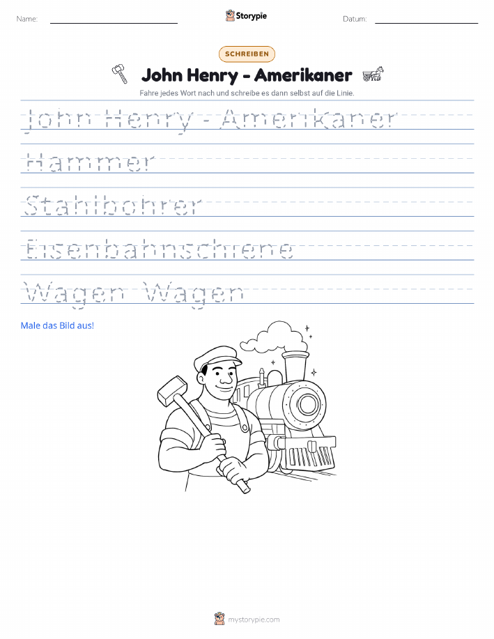 Schreibübung