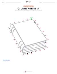Anteprima della scheda stampabile di James Madison