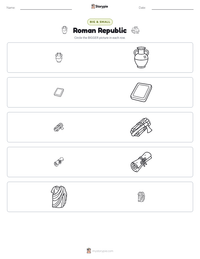Roman Republic printable worksheet preview