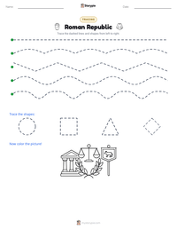 Roman Republic printable worksheet preview