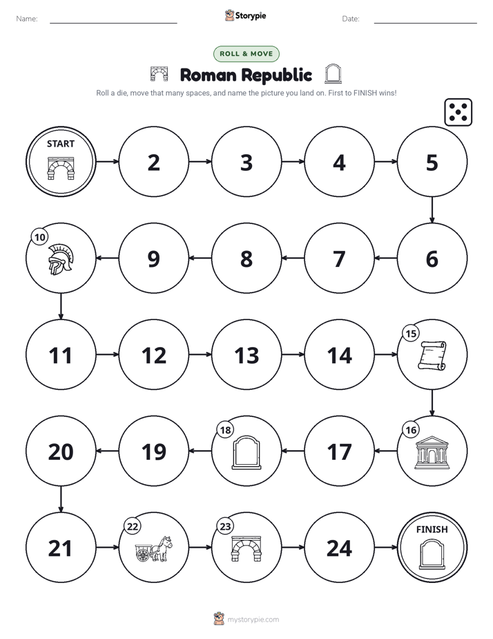 Roll & Move Game