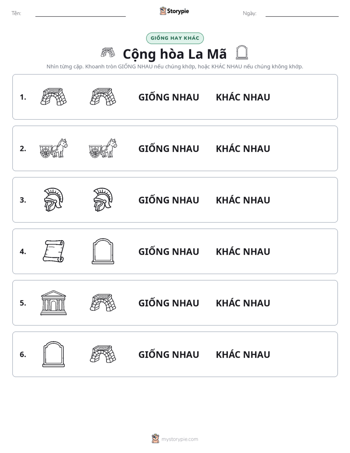 Giống Hay Khác