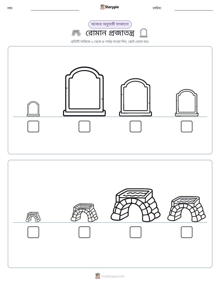 আকারের ক্রম