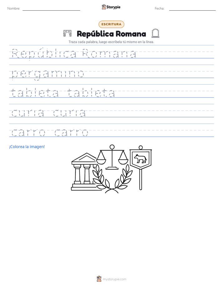 Práctica de Escritura
