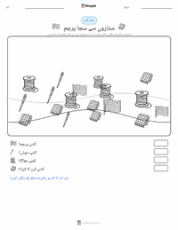 دی اسٹار اسپینگلڈ بینر پرنٹ کرنے کے قابل ورکشیٹ کا پیش نظارہ