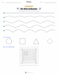 The Star-Spangled Banner afdrukbare werkblad voorbeeld