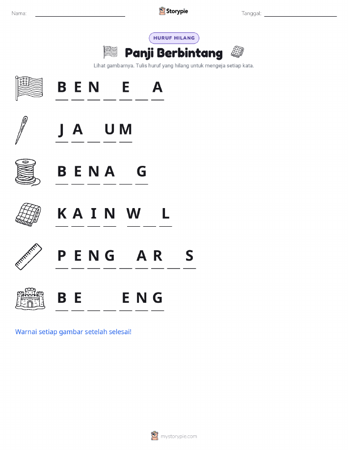 Huruf yang Hilang