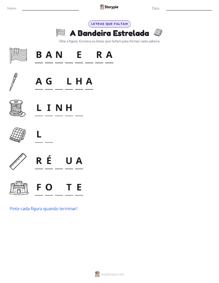 Letras Faltando