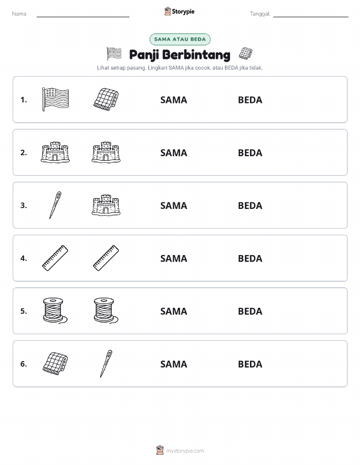 Sama atau Berbeda