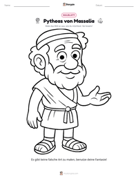 Pytheas von Massalia druckbare Arbeitsblatt Vorschau