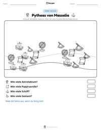 Pytheas von Massalia druckbare Arbeitsblatt Vorschau