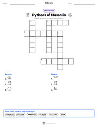 Pytheas of Massalia printable worksheet preview