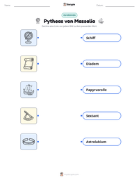 Pytheas von Massalia druckbare Arbeitsblatt Vorschau