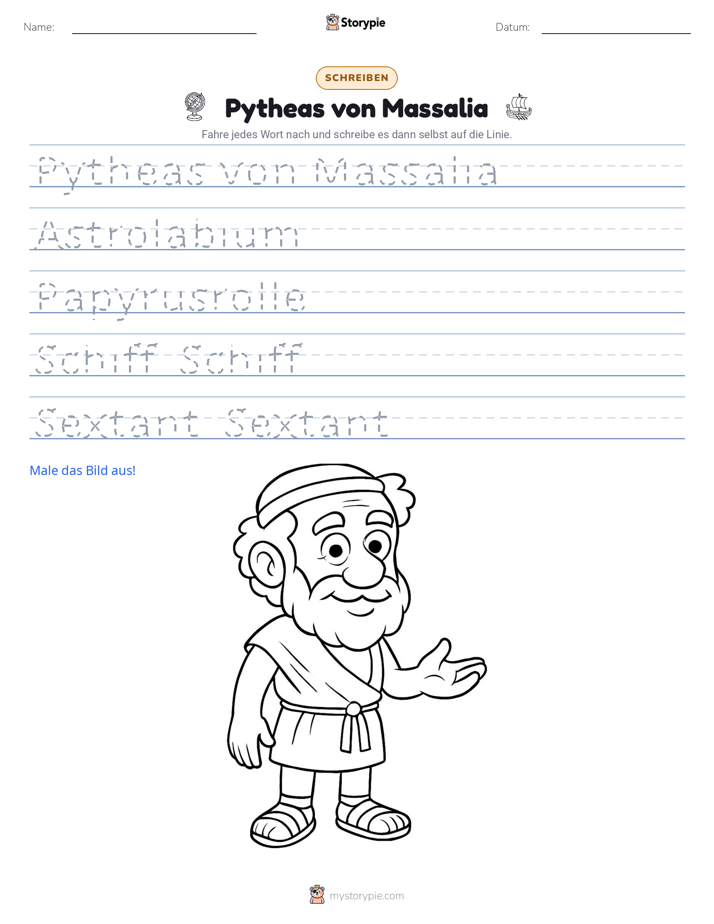 Schreibübung