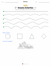 Anteprima della scheda stampabile di Oceano Australe