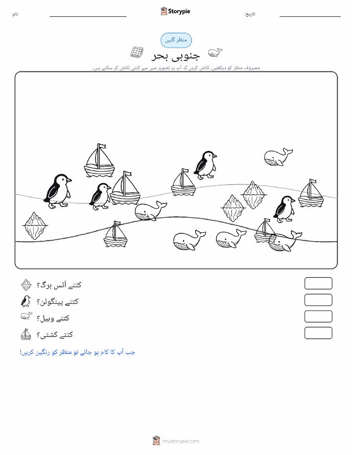 گنتی کا منظر