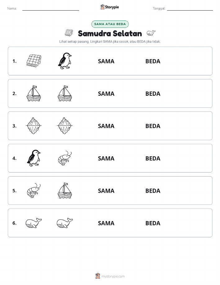 Sama atau Berbeda