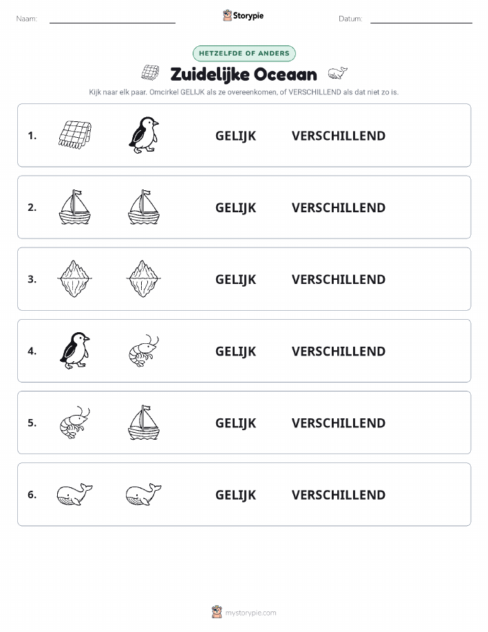 Zelfde of Verschillend