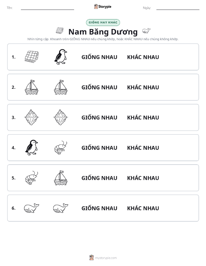 Giống Hay Khác