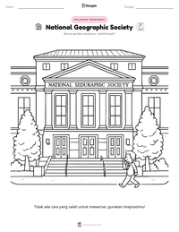 Prabaca lembar kerja cetak National Geographic Society
