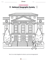 Anteprima della scheda stampabile di National Geographic Society
